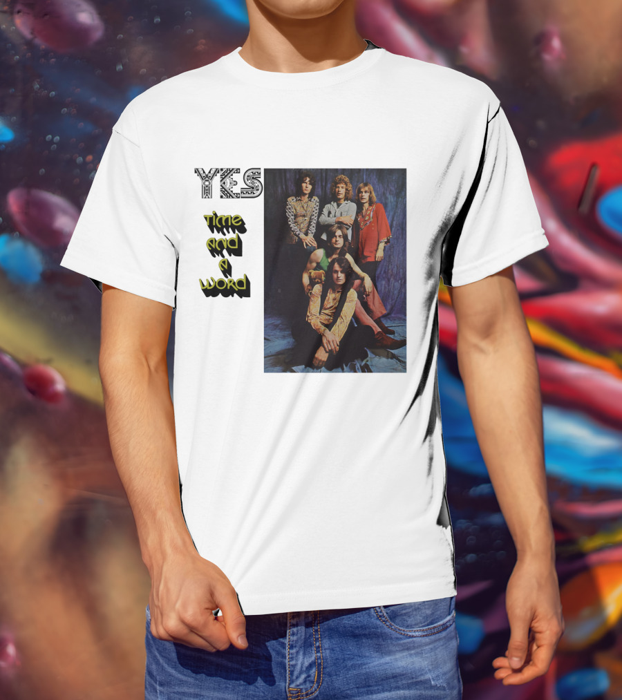 Yes Time And A Word Band Photo T-Shirt