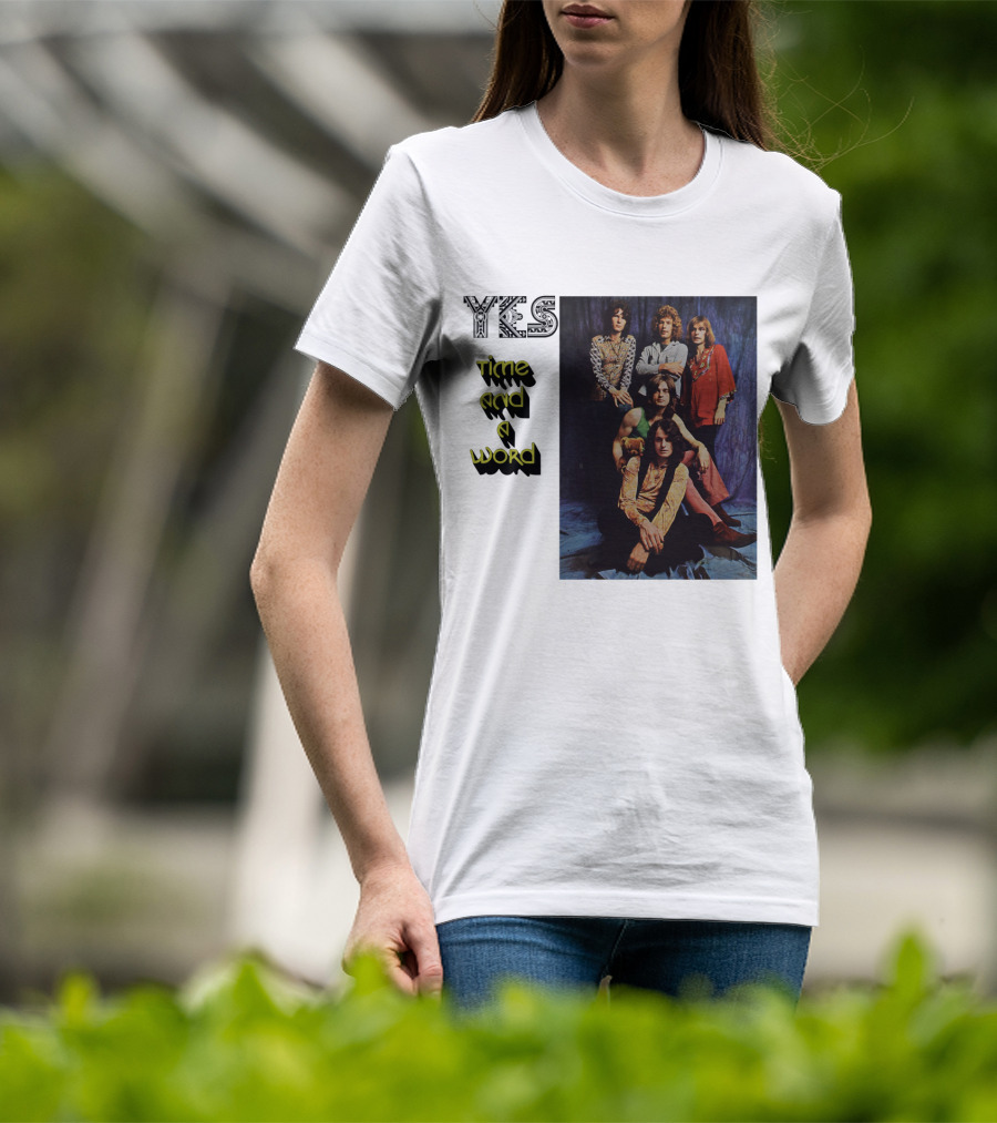 Yes Time And A Word Band Photo T-Shirt