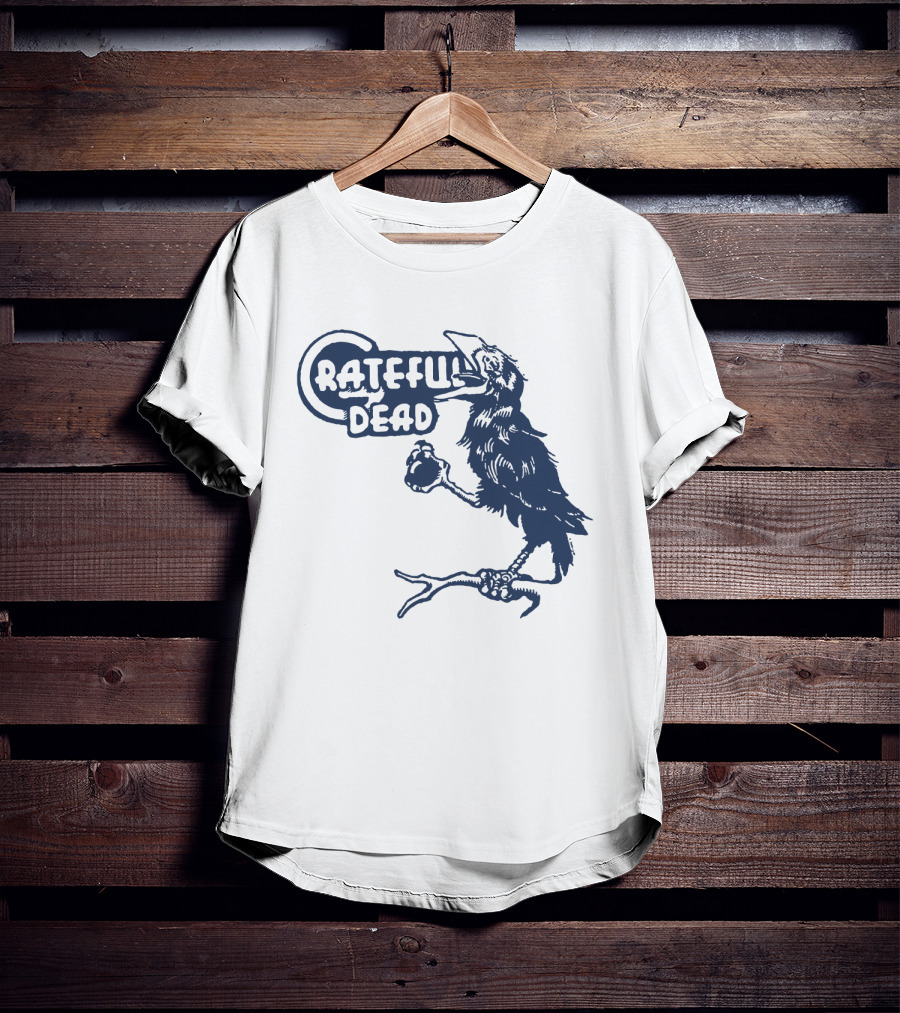 Grateful Dead Crow Holding Heart T-Shirt