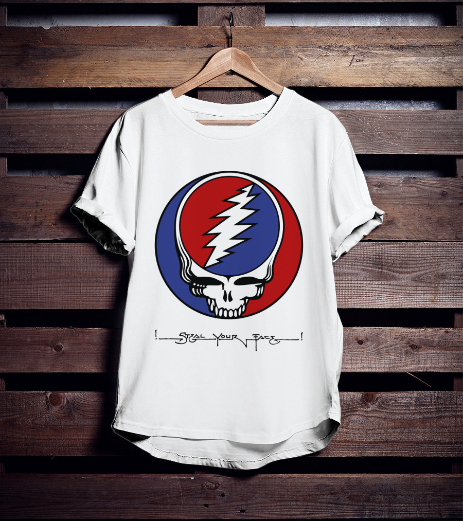 Gd Steal Your Face Skull T-Shirt