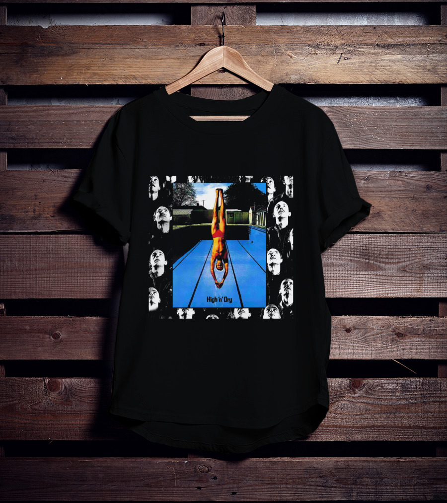 High 'N' Dry Dlp Swimming Pool Diver Photomontage T-Shirt