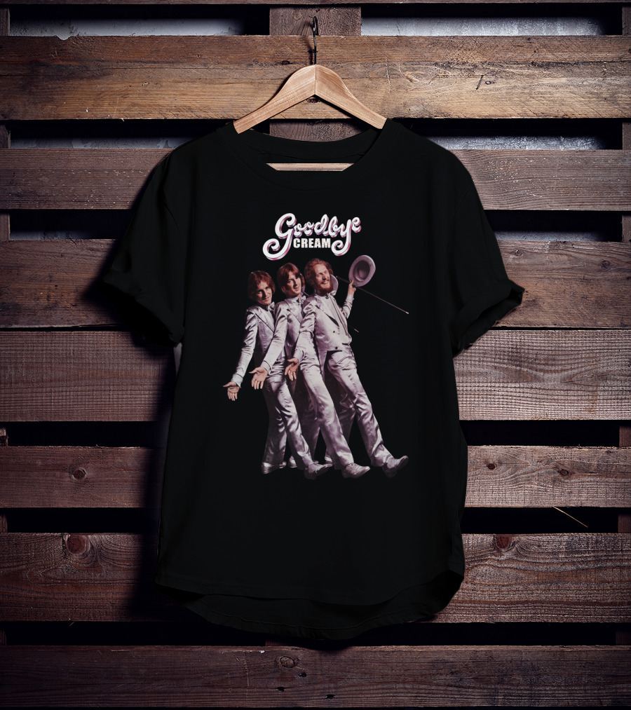 Goodbye Cream Band Iconic Farewell Tour White Suits Pose T-Shirt