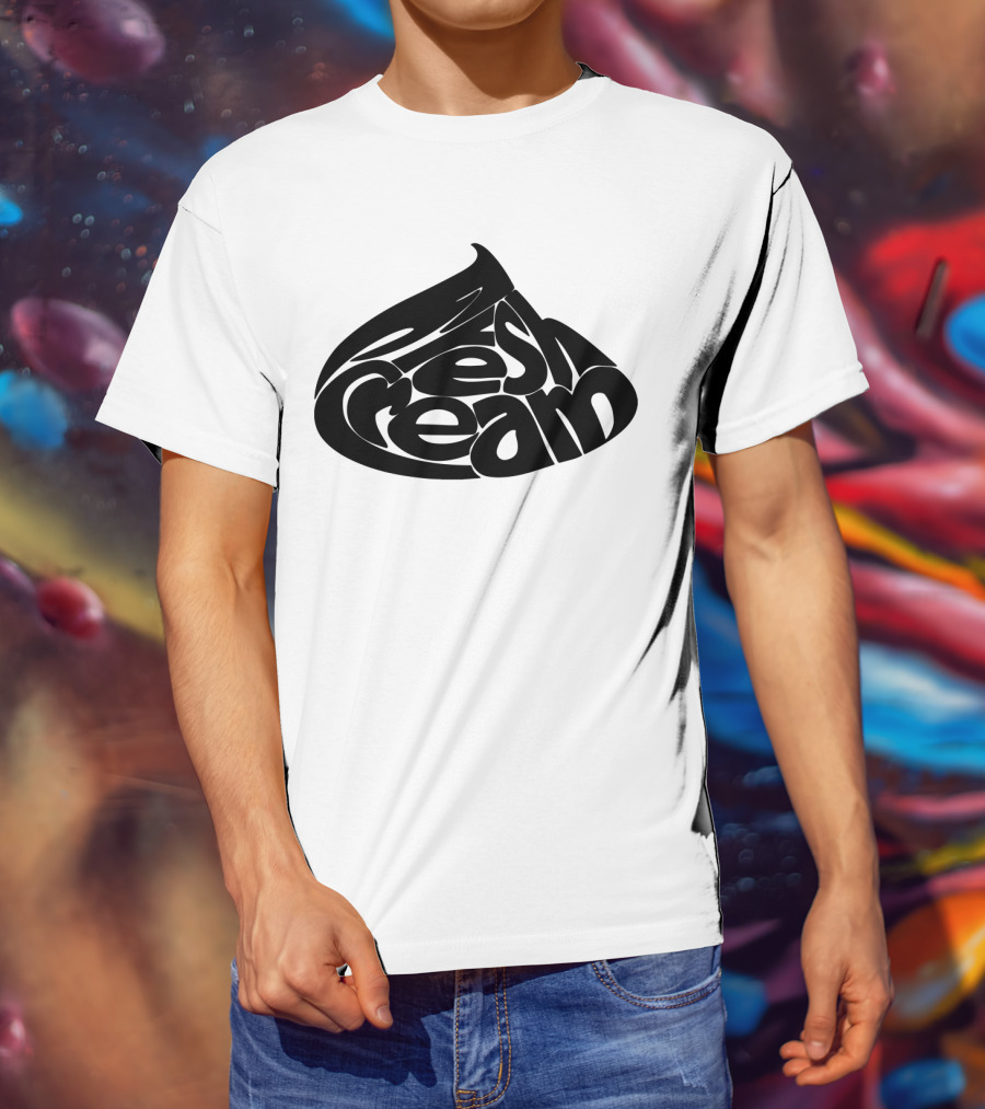 Fresh Cream Album Logo Black T-Shirt