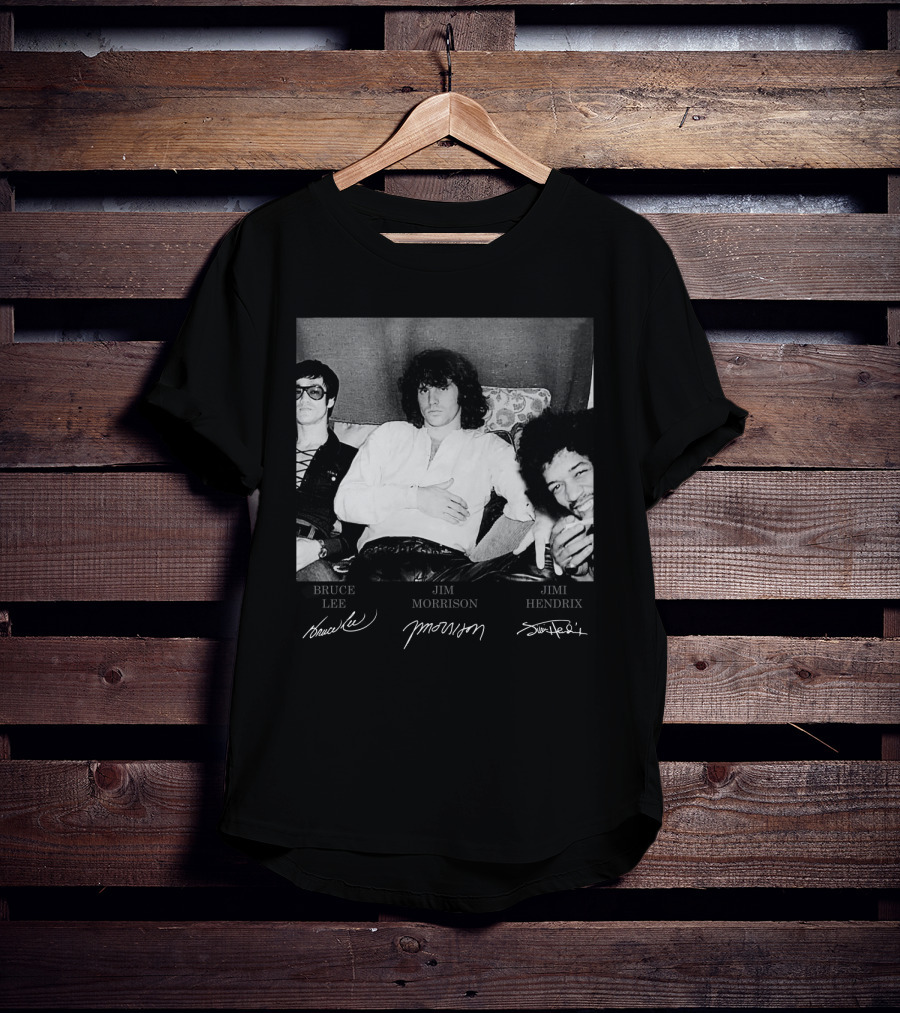 Bruce Lee Jim Morrison Jimi Hendrix T-Shirt