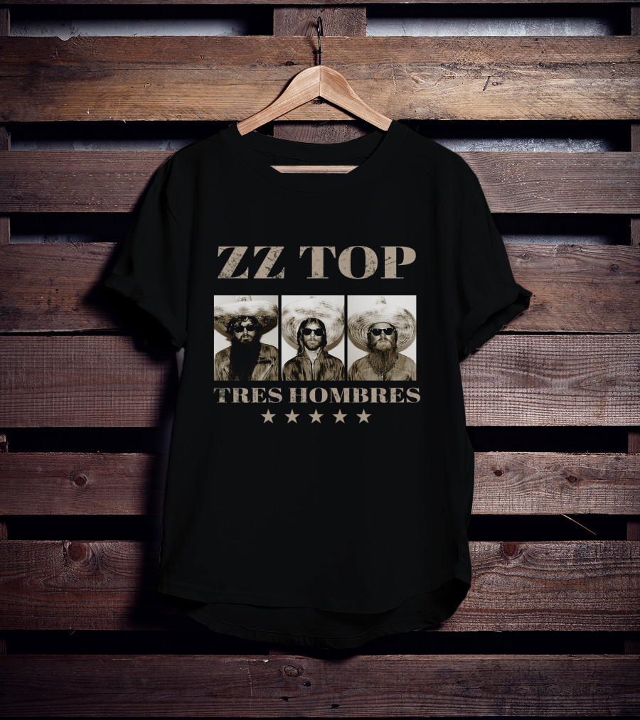 Zz Top Tres Hombres Stars T-Shirt