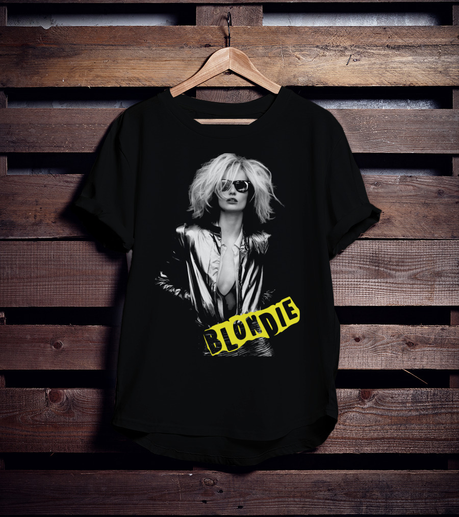 Blondie Silver Jacket And Sunglasses Iconic T-Shirt