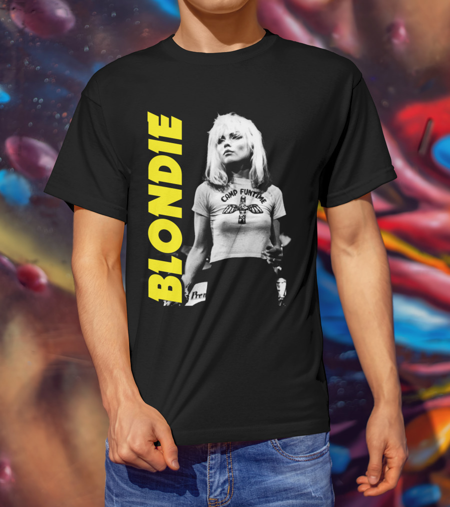 Blondie Camp Funtime Black And White T-Shirt