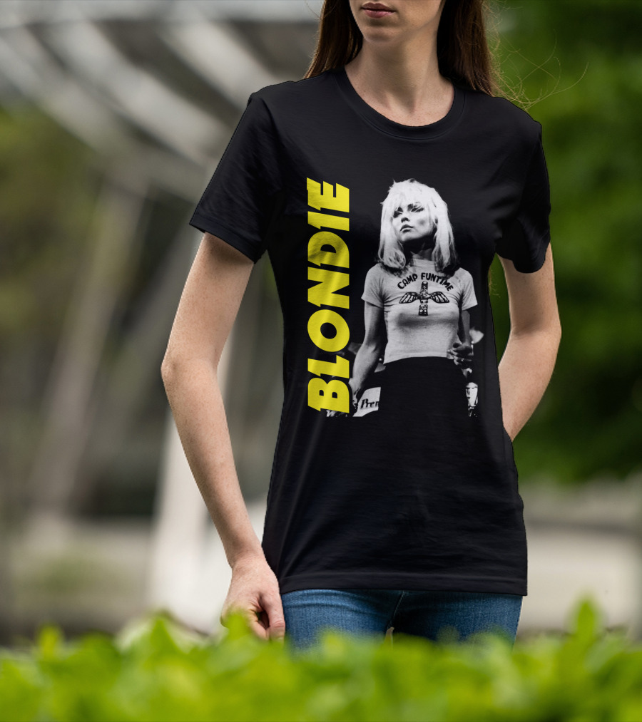 Blondie Camp Funtime Black And White T-Shirt