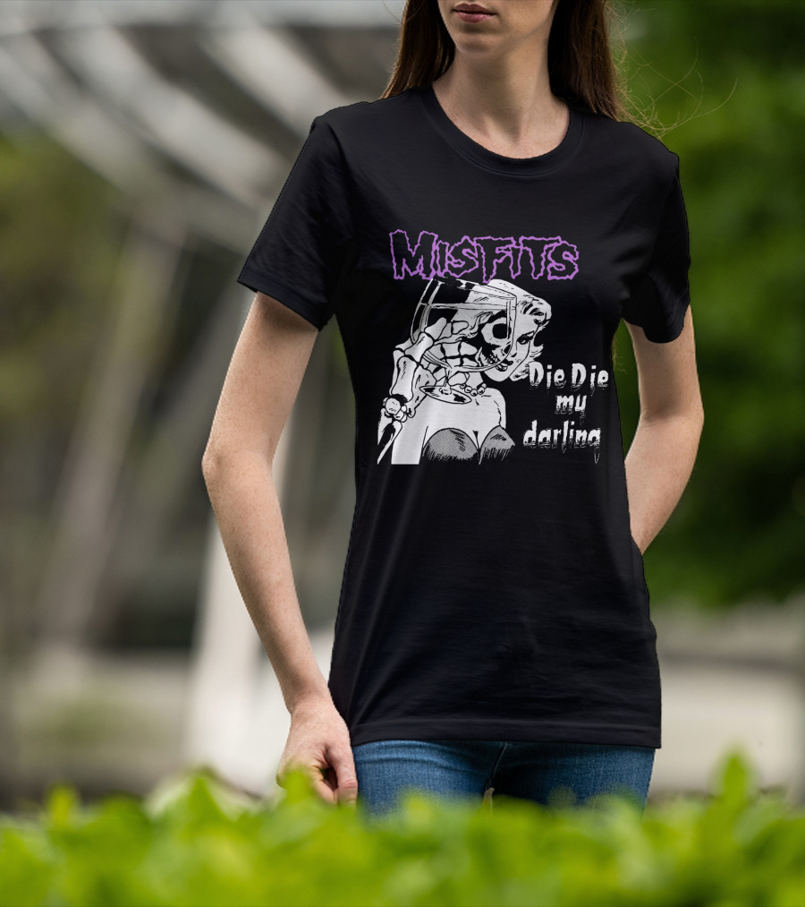 Misfits Die Die My Darling Vintage Comic Style Artwork T-Shirt