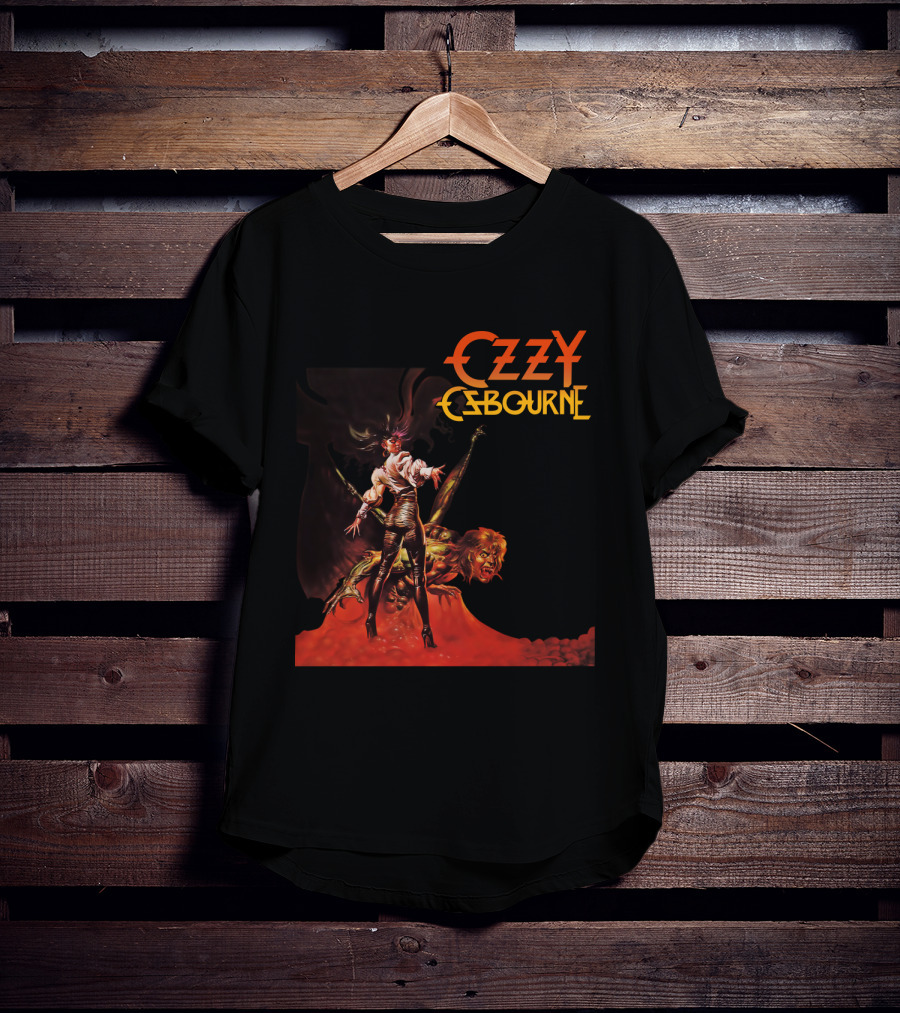 Ozzy Osbourne Bark At The Moon Retro Metal Art T-Shirt