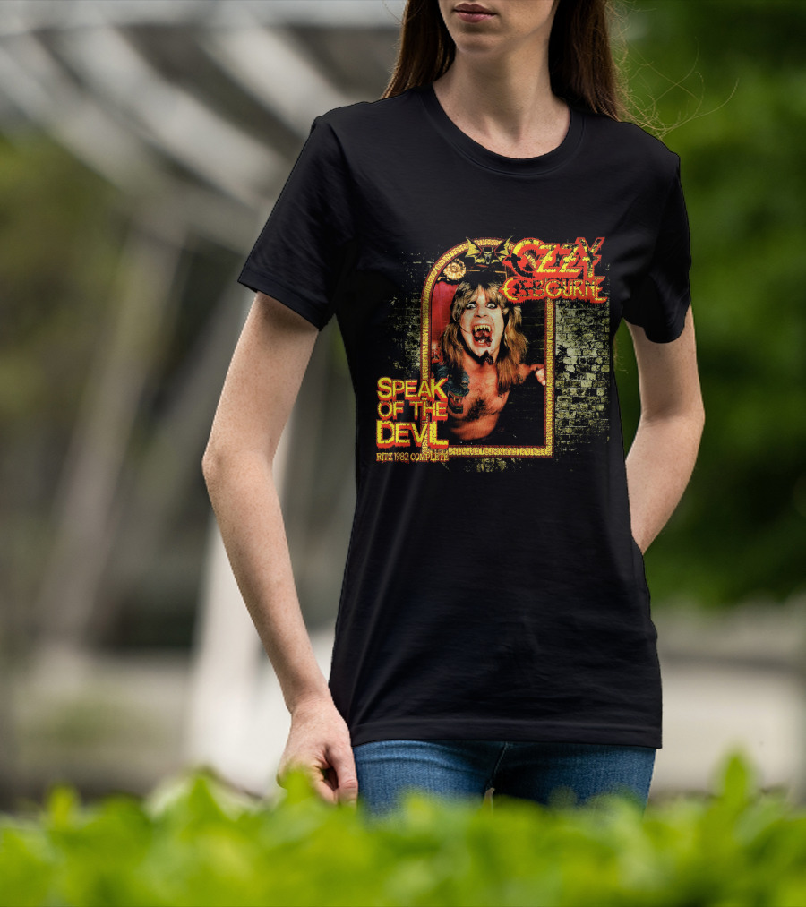 Ozzy Osbourne Speak Of The Devil Ritz 1982 Complete T-Shirt