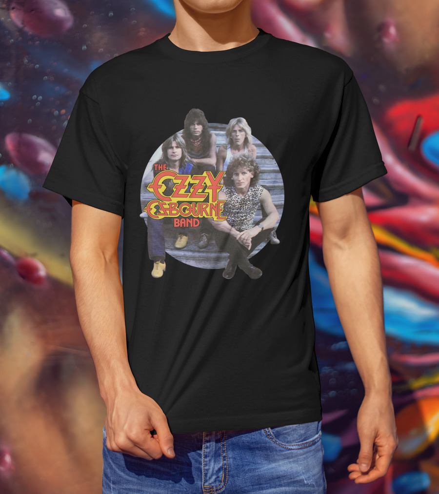 The Ozzy Osbourne Band Vintage Concert Tour Photo T-Shirt