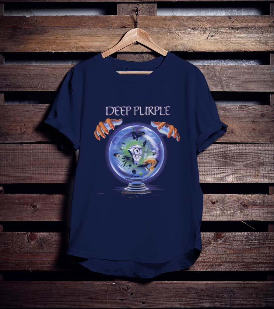 Deep Purple Mystic Globe Artwork T-Shirt