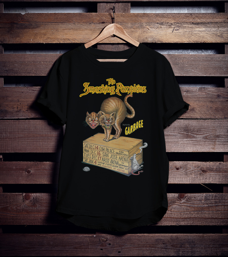 The Smashing Pumpkins Garbage Cow Palace San Jose Arena Arco Arena T-Shirt