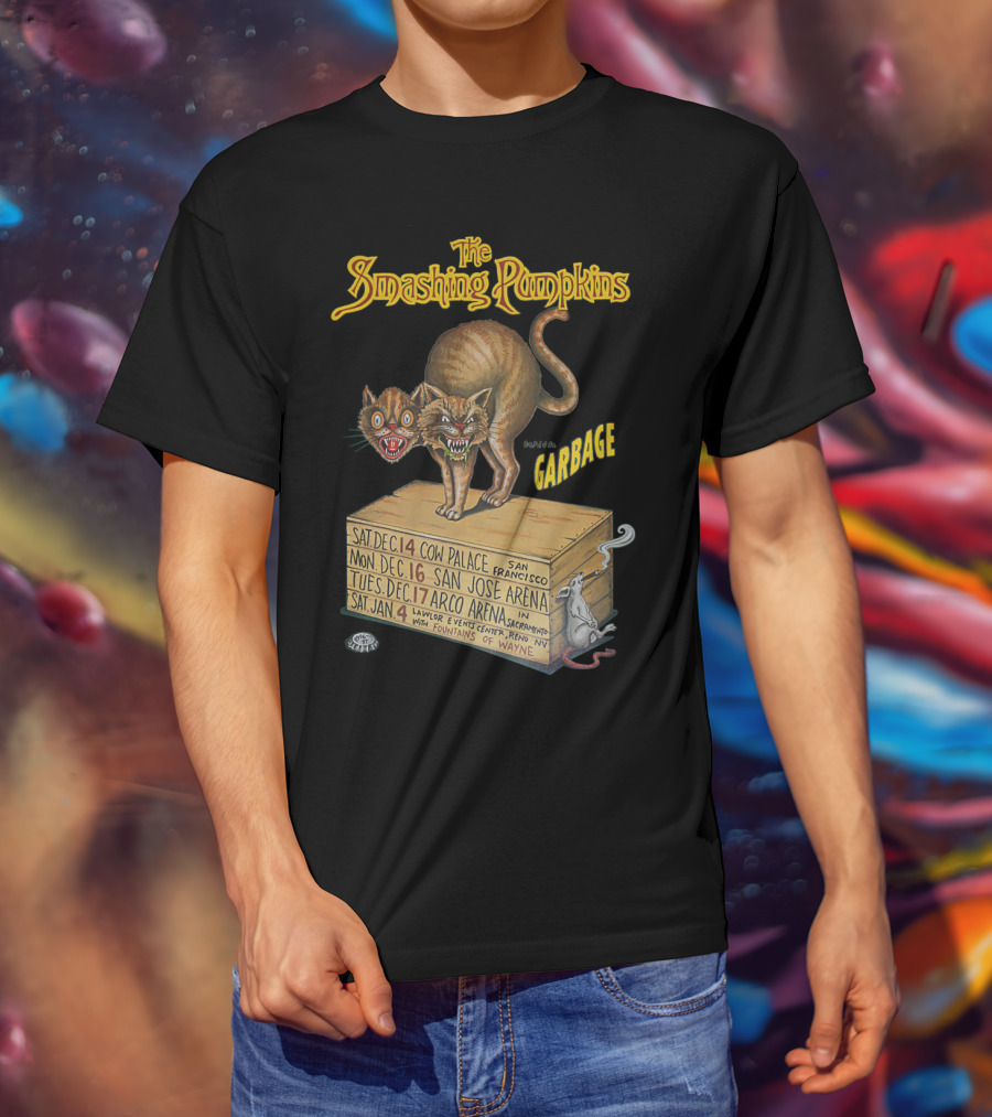 The Smashing Pumpkins Garbage Cow Palace San Jose Arena Arco Arena T-Shirt
