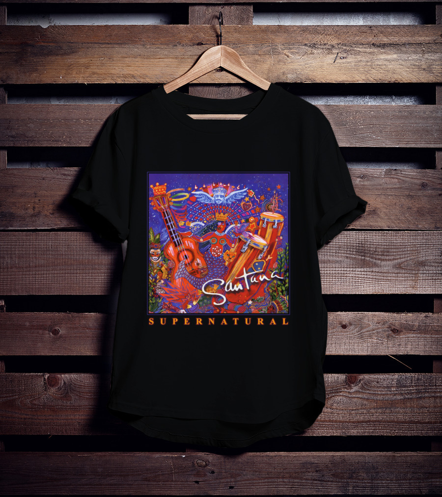 Santana Supernatural Album Artwork🎸 T-Shirt