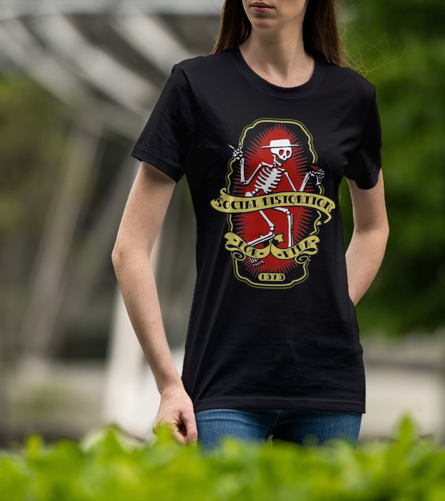 Social Distortion Skelly 1919 For Life T-Shirt