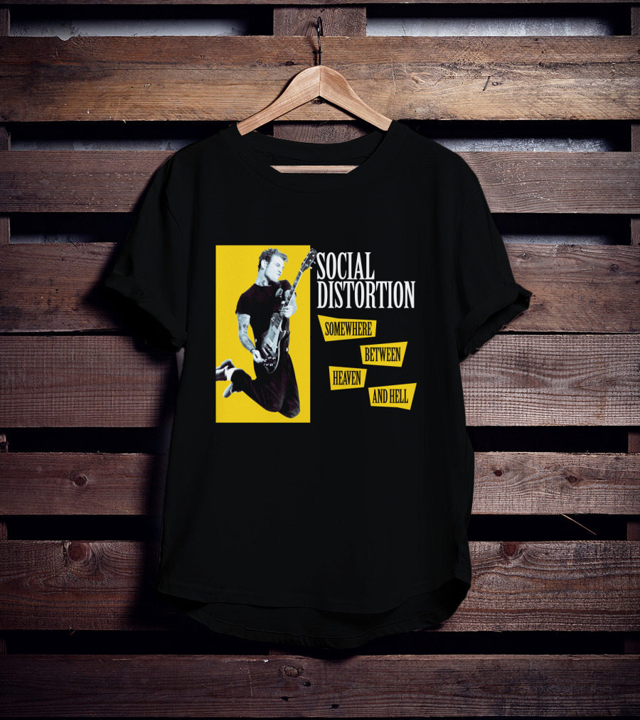 Social Distortion Somewhere Between Heaven And Hell T-Shirt