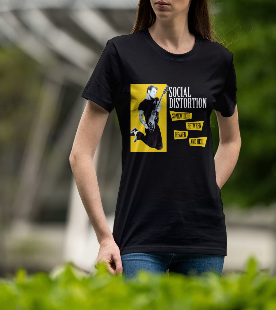 Social Distortion Somewhere Between Heaven And Hell T-Shirt