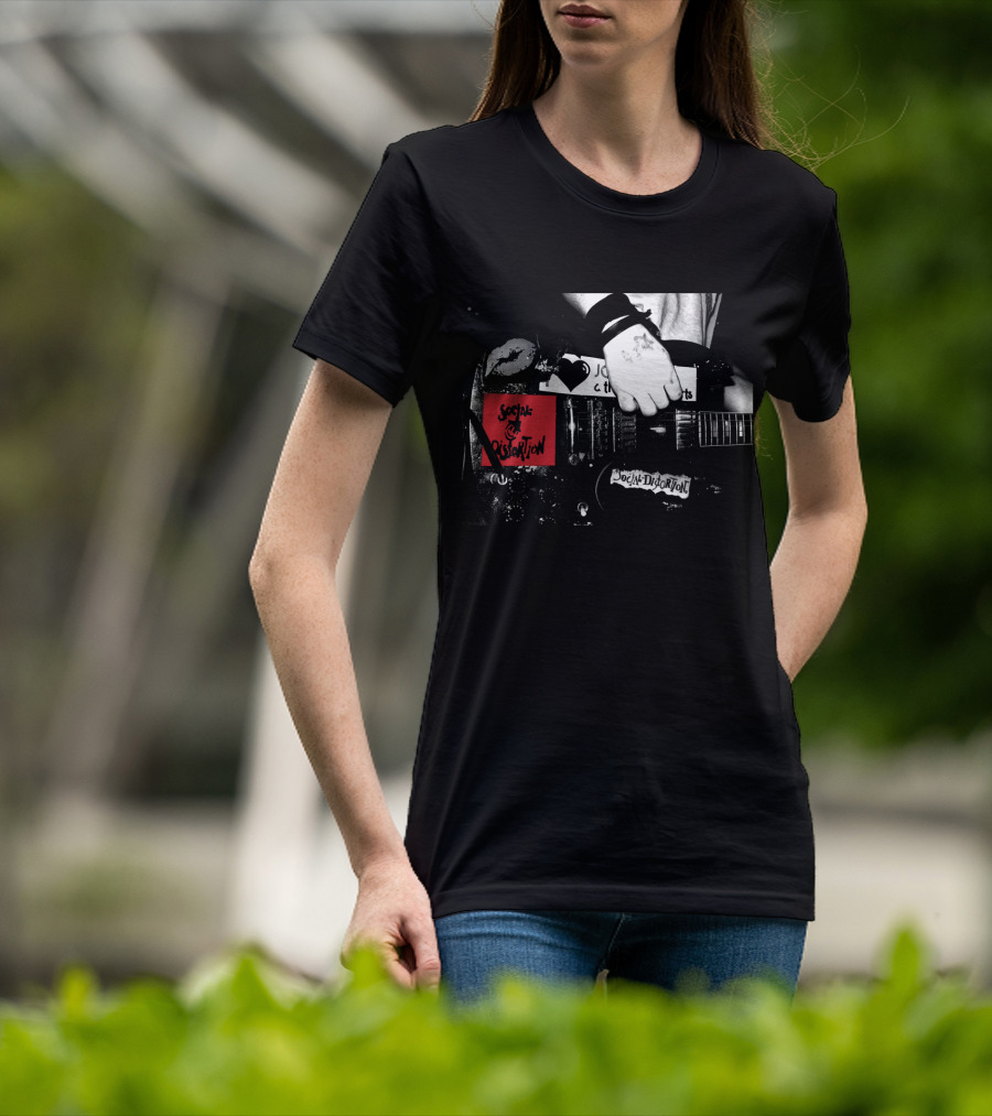 Social Distortion Guitar Image Artwork T-Shirt