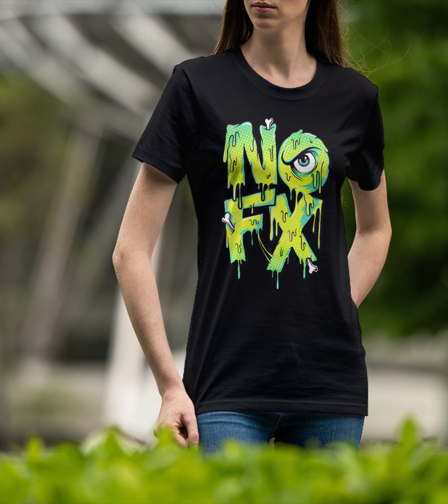 Nofx Melting Monster Eye Dripping Bones T-Shirt