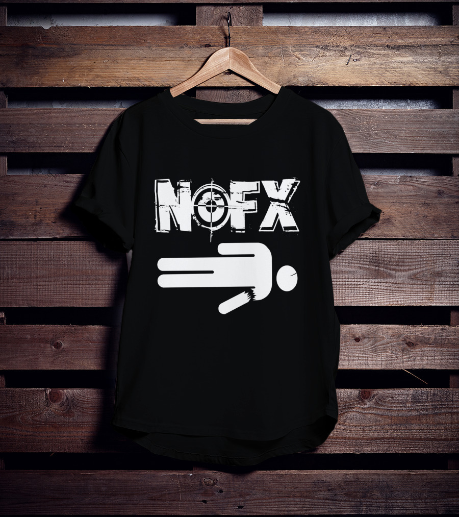 Nofx Target Logo Stick Figure T-Shirt