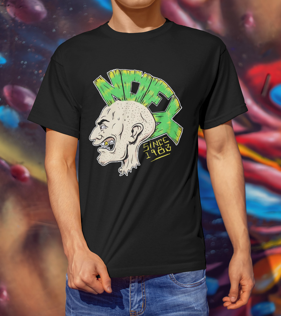 Nofx Since 1983 Punk Mohawk Character T-Shirt