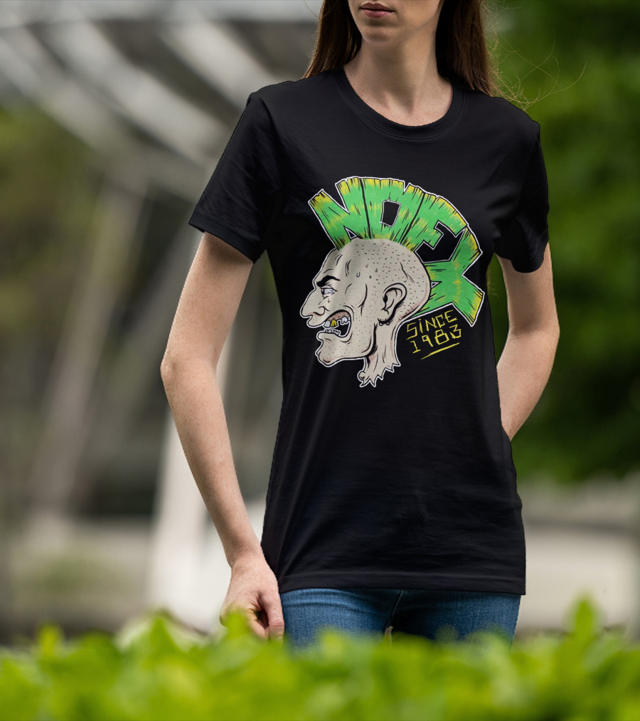 Nofx Since 1983 Punk Mohawk Character T-Shirt