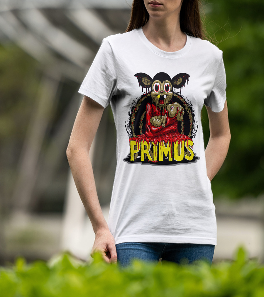 Primus Dripping Cartoon Horror Creature T-Shirt