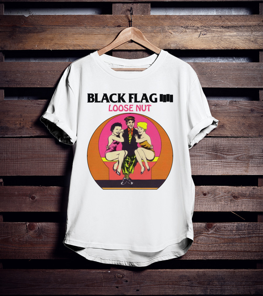 Black Flag Loose Nut Album Cover Art T-Shirt