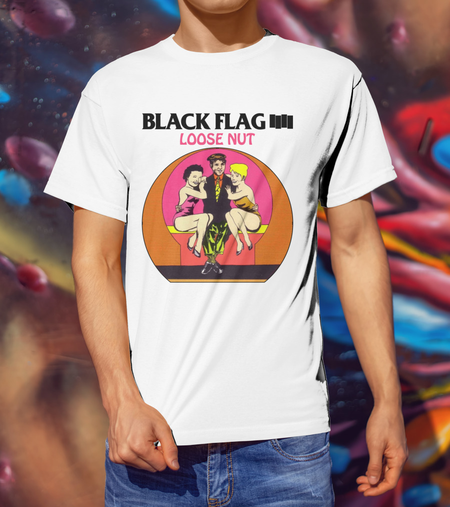 Black Flag Loose Nut Album Cover Art T-Shirt