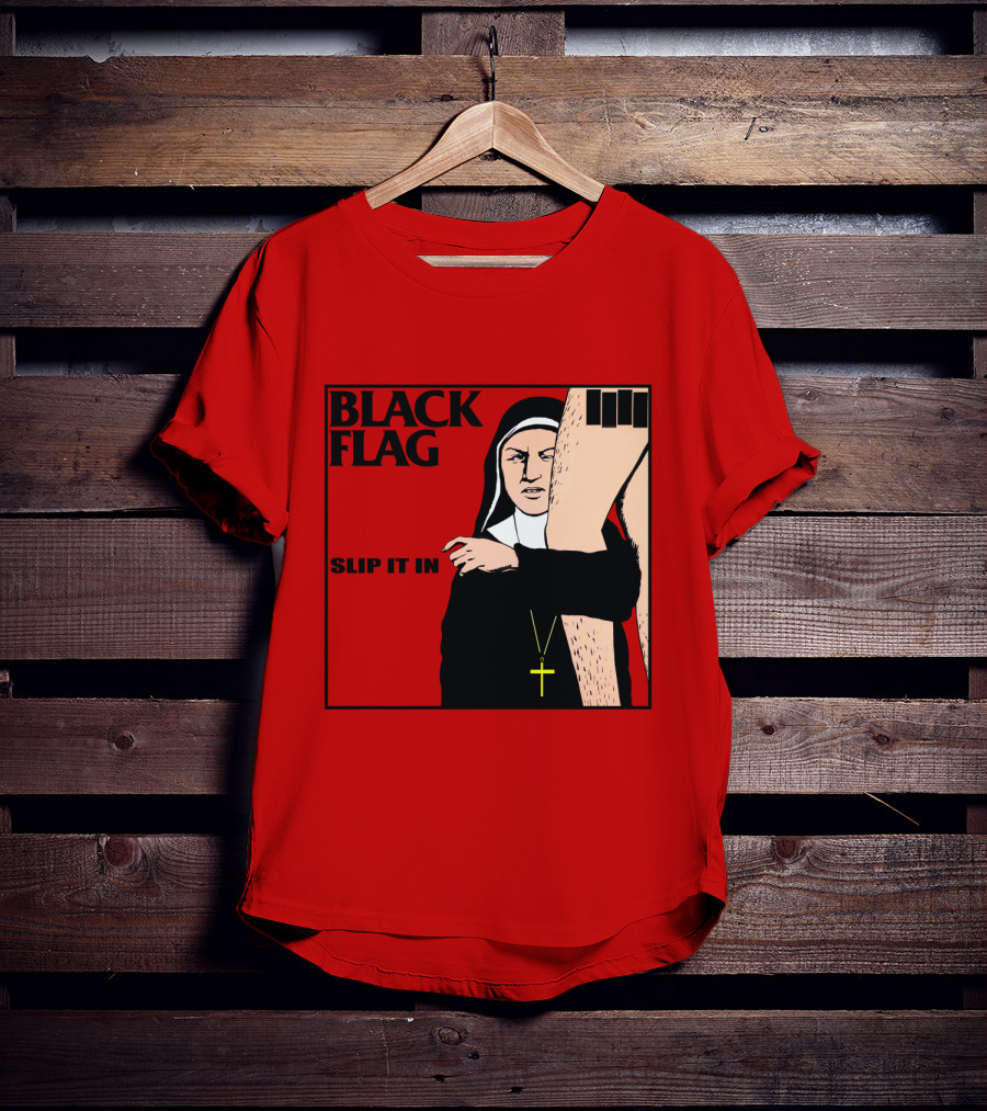 Black Flag Slip It In Album Cover T-Shirt