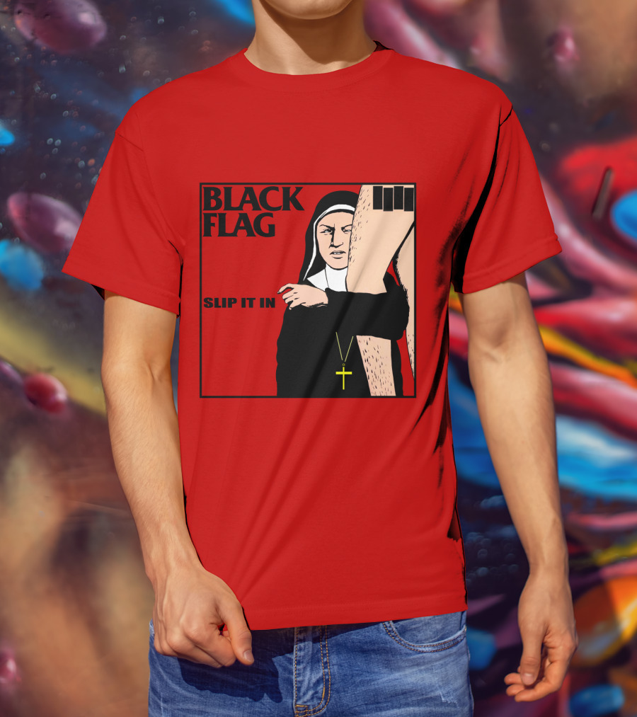 Black Flag Slip It In Album Cover T-Shirt