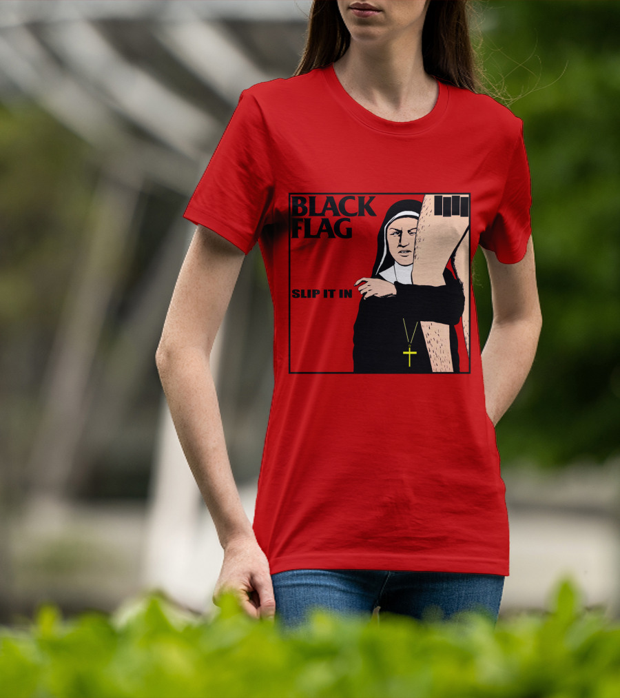 Black Flag Slip It In Album Cover T-Shirt