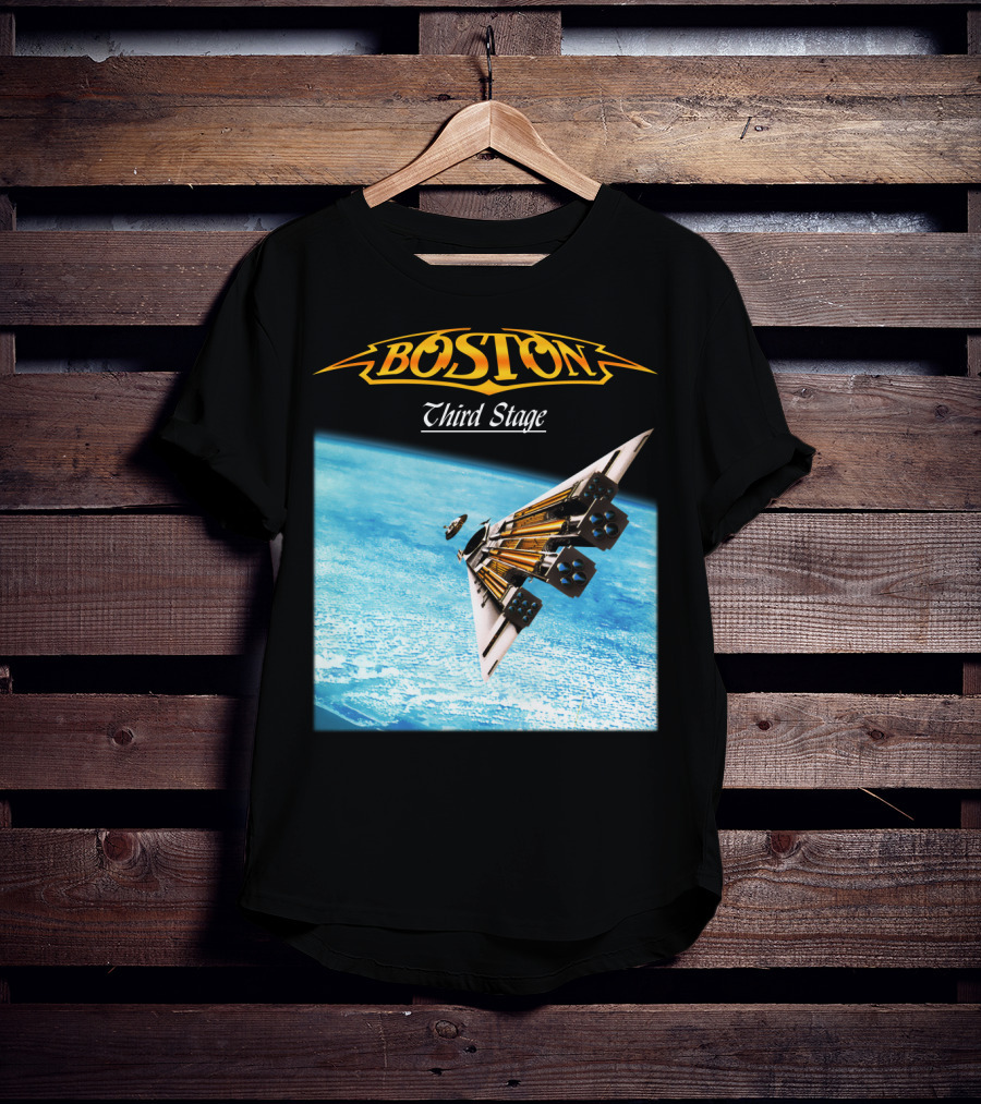 Boston Third Stage Spaceship Album Cover T-Shirt