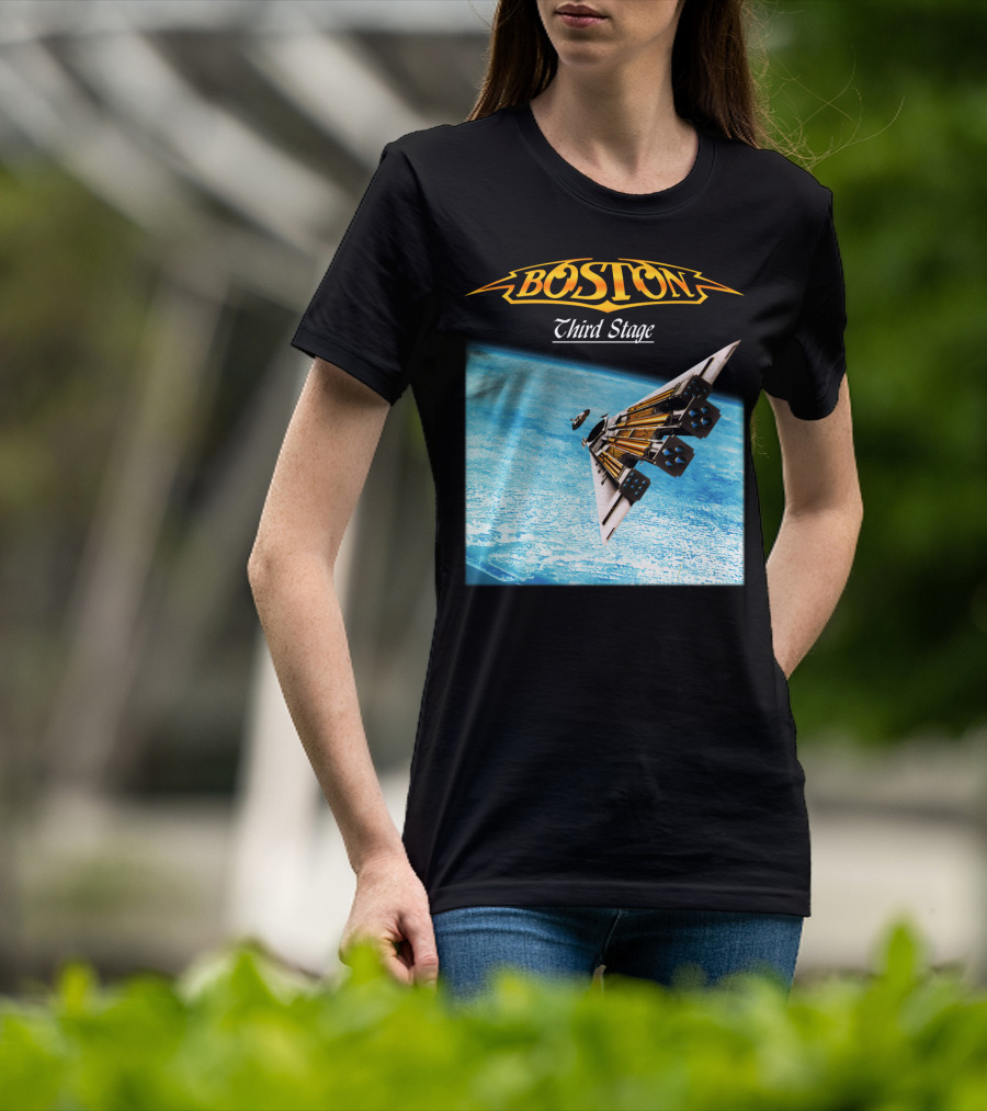 Boston Third Stage Spaceship Album Cover T-Shirt