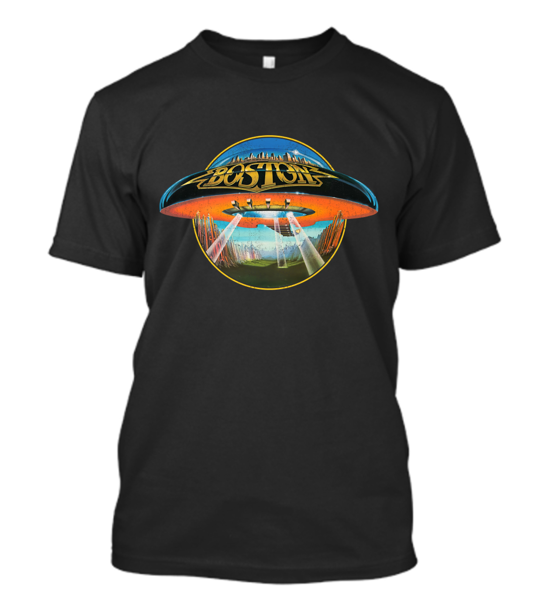 Boston Rock Band Ufo Album Imagery Bt 06 - Don't Look Back T-Shirt