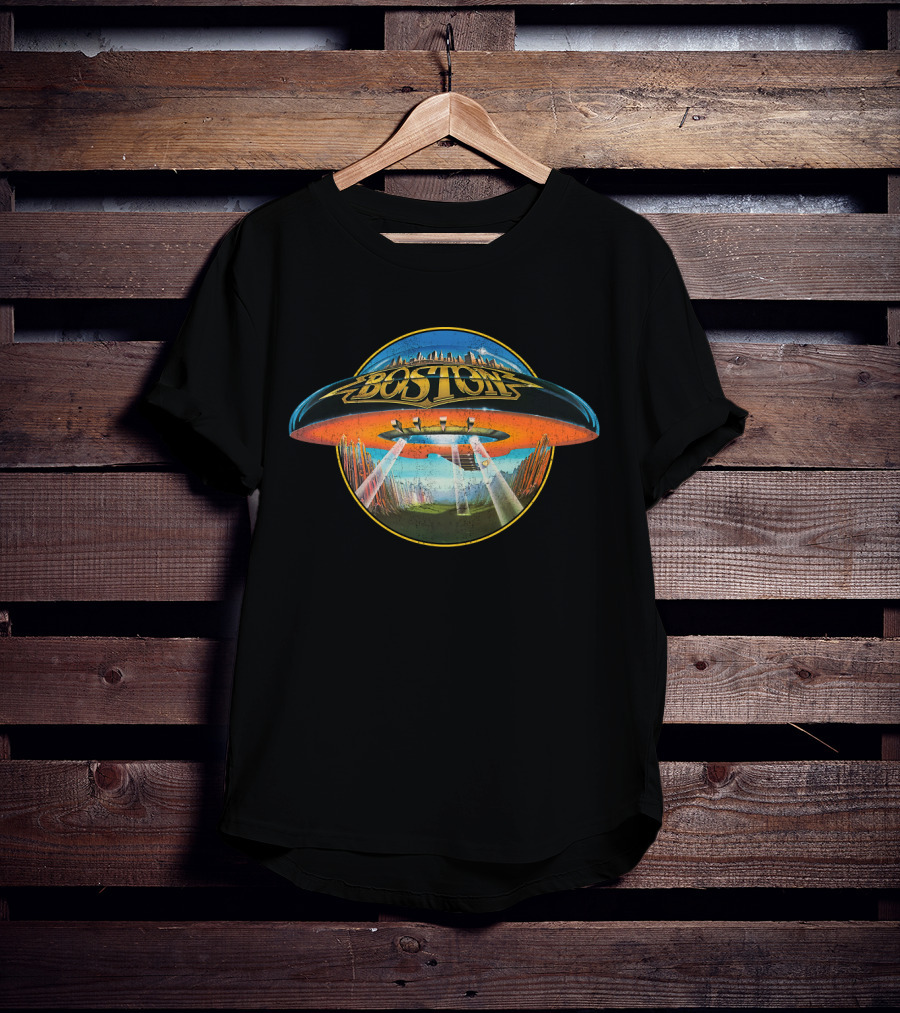 Boston Rock Band Ufo Album Imagery Bt 06 - Don't Look Back T-Shirt