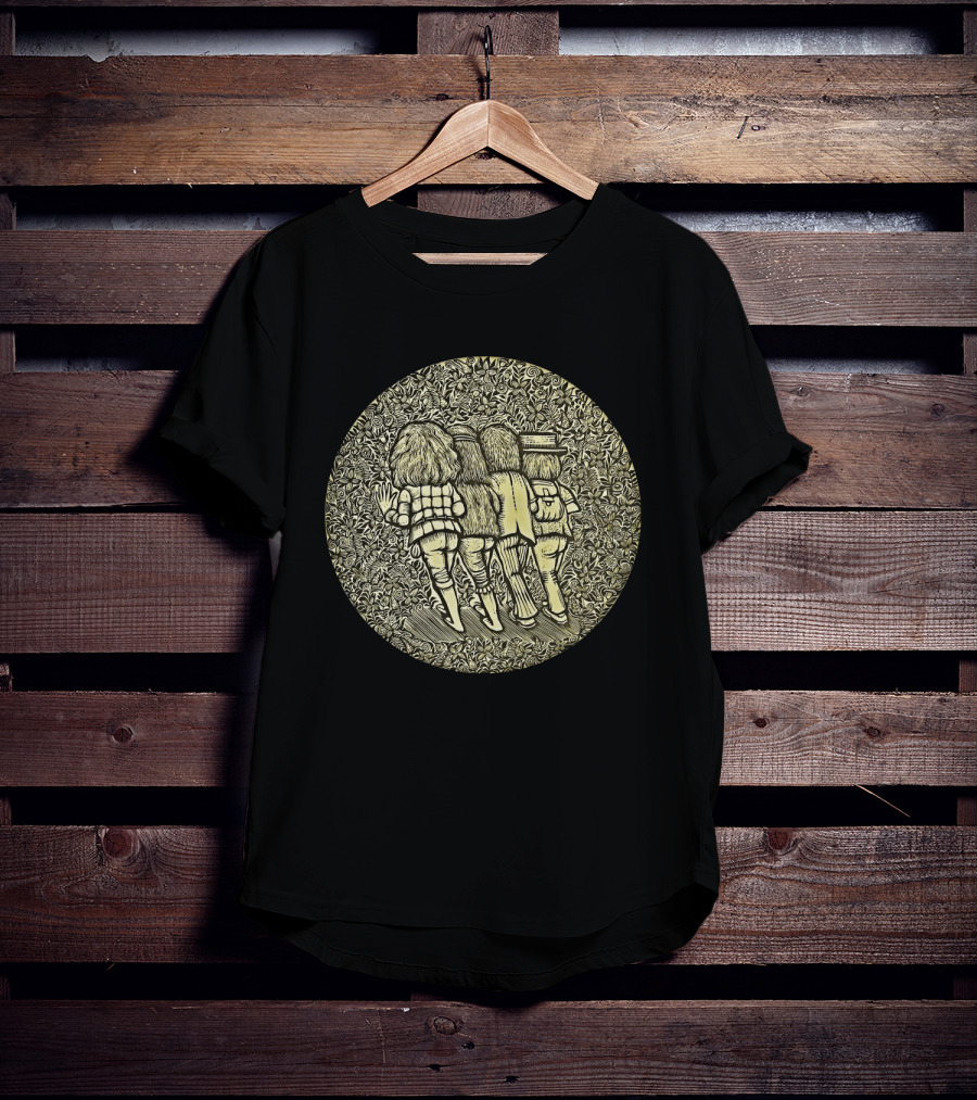 JT 07 Stand Up Friends Walking Through Nature T-Shirt