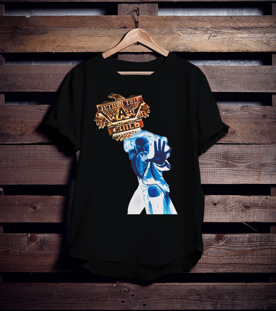 Jethro Tull War Child Blue Figure Eagle T-Shirt