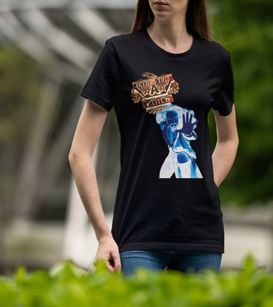 Jethro Tull War Child Blue Figure Eagle T-Shirt