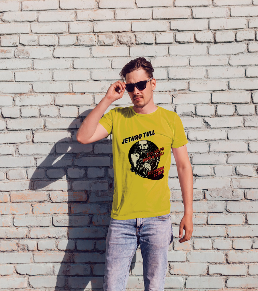Jethro Tull Too Old To Rock 'N' Roll Too Young To Die T-Shirt