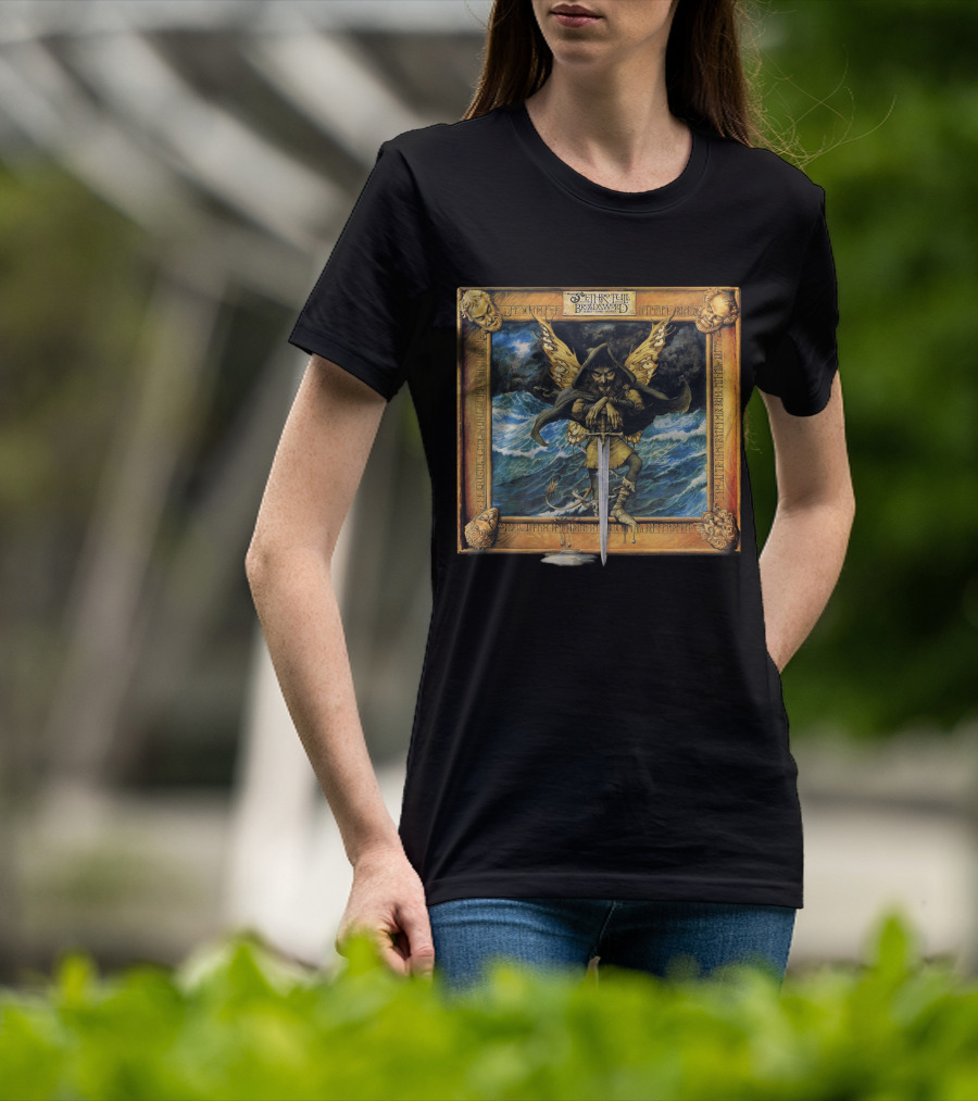 JT 23 Bet The Broadsword Warrior Holding Sword At Sea T-Shirt