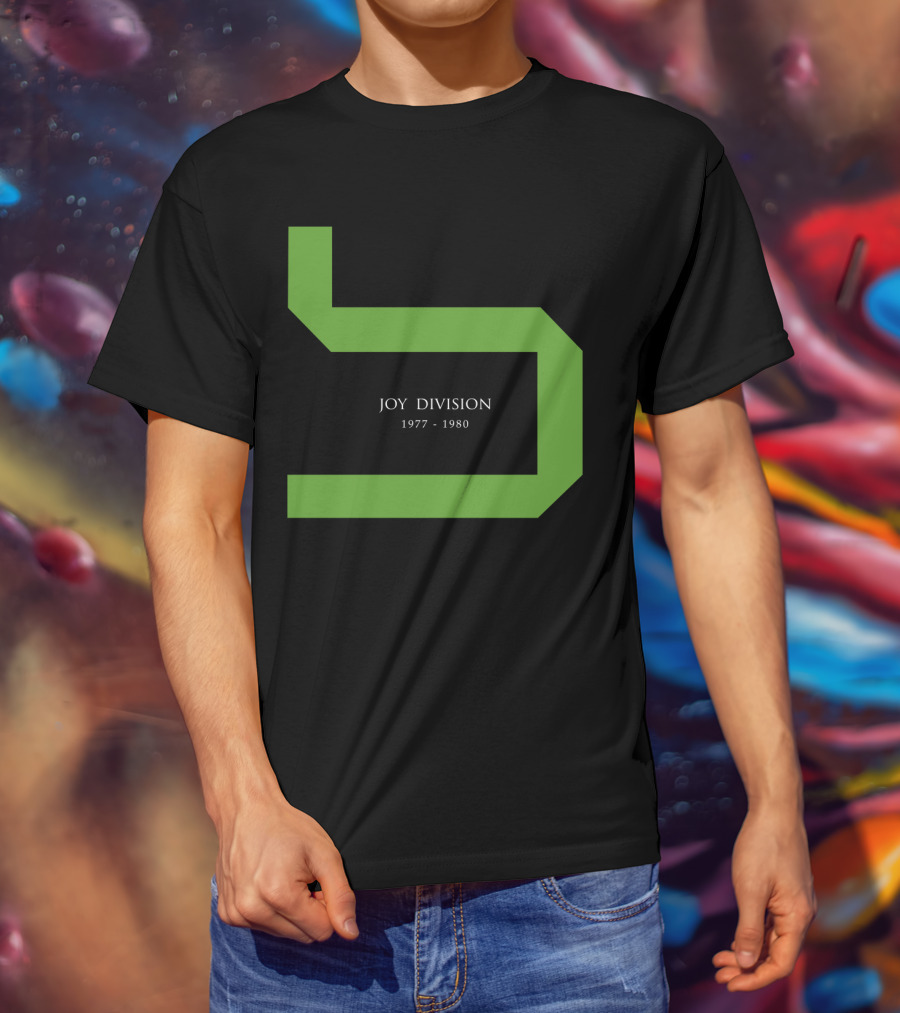Joy Division 1977 - 1980 Green Abstract Symbol T-Shirt