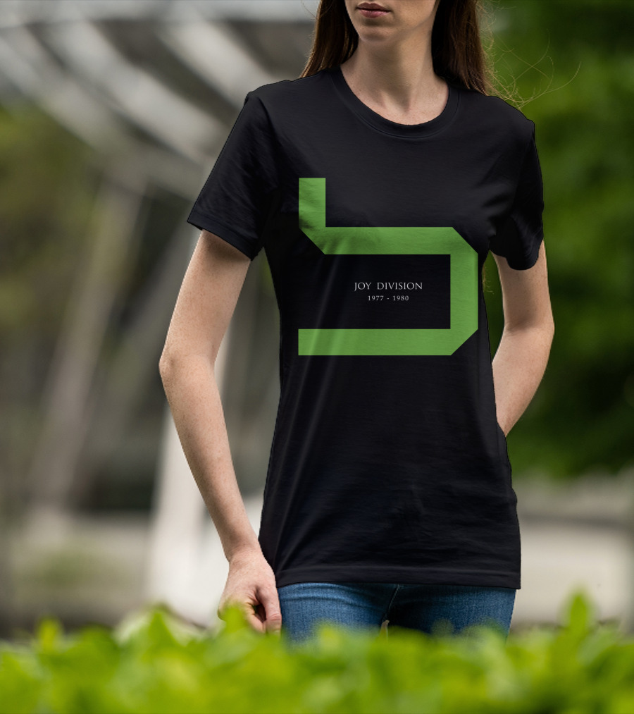 Joy Division 1977 - 1980 Green Abstract Symbol T-Shirt