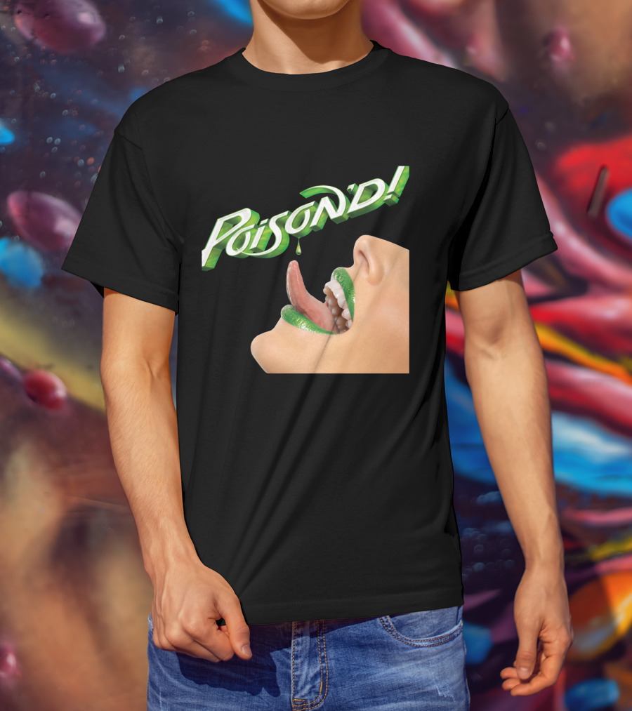 Poison'd Licking Green Lips T-Shirt