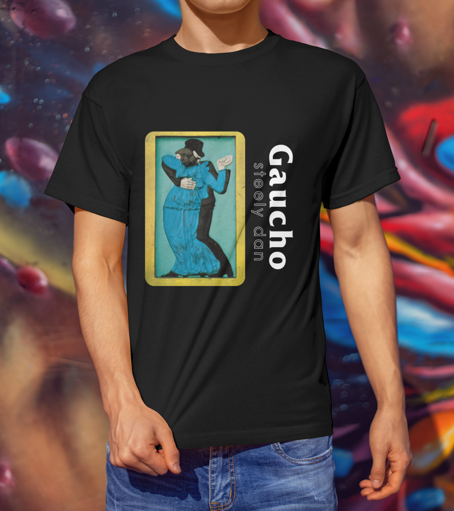 Gaucho Steely Dan Dancing Couple Artwork T-Shirt