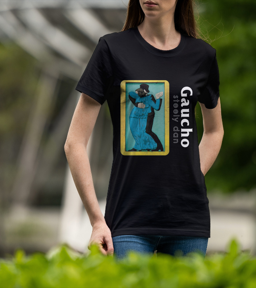 Gaucho Steely Dan Dancing Couple Artwork T-Shirt