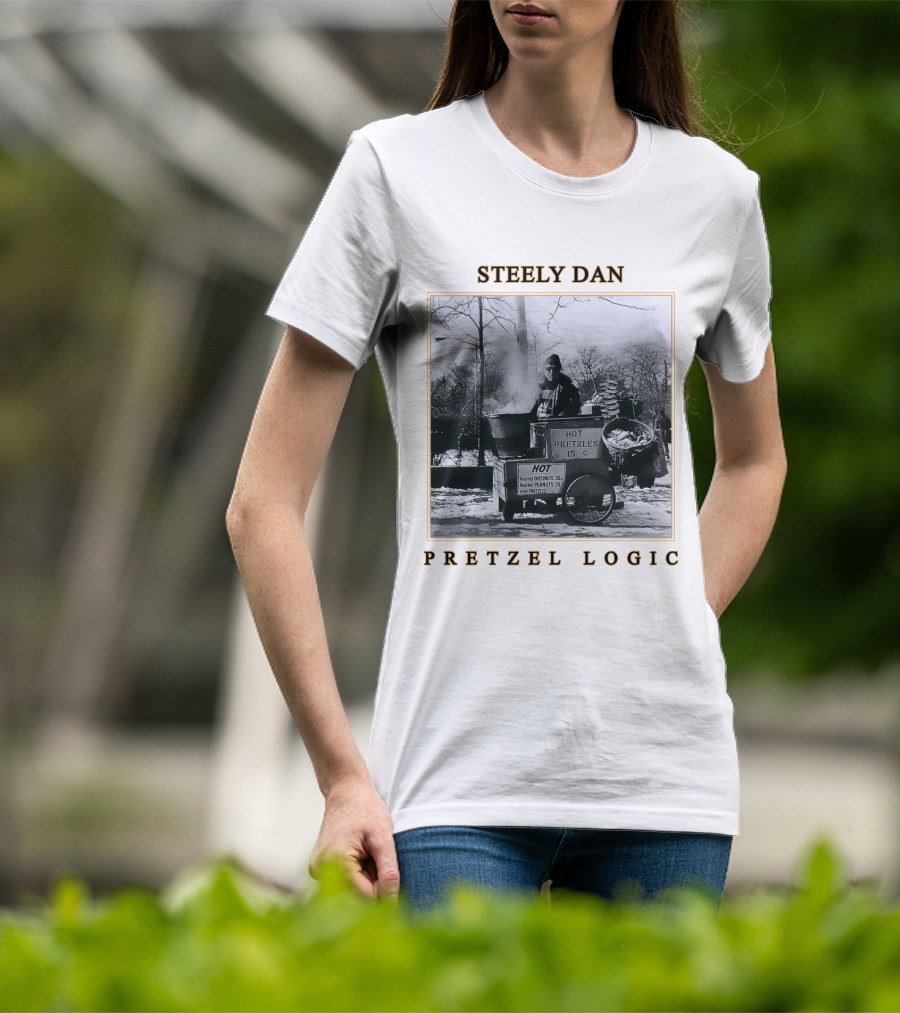 Steely Dan Pretzel Logic Hot Pretzels 15 Cents T-Shirt