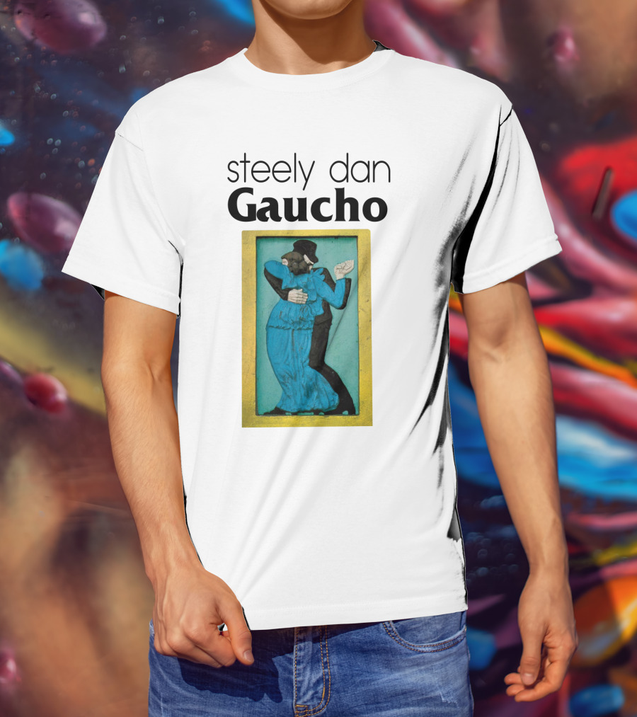 Steely Dan Gaucho Dancing Couple Iconic Album Artwork T-Shirt